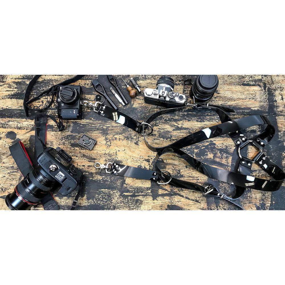 Funk Plus PVC Vinyl Ring Back Harness with 1.5" Wide Straps