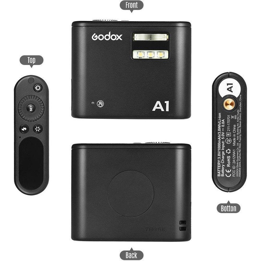 Godox A1 Wireless Flash for IOS Smartphones, Godox, A1, Wireless, Flash, IOS, Smartphones
