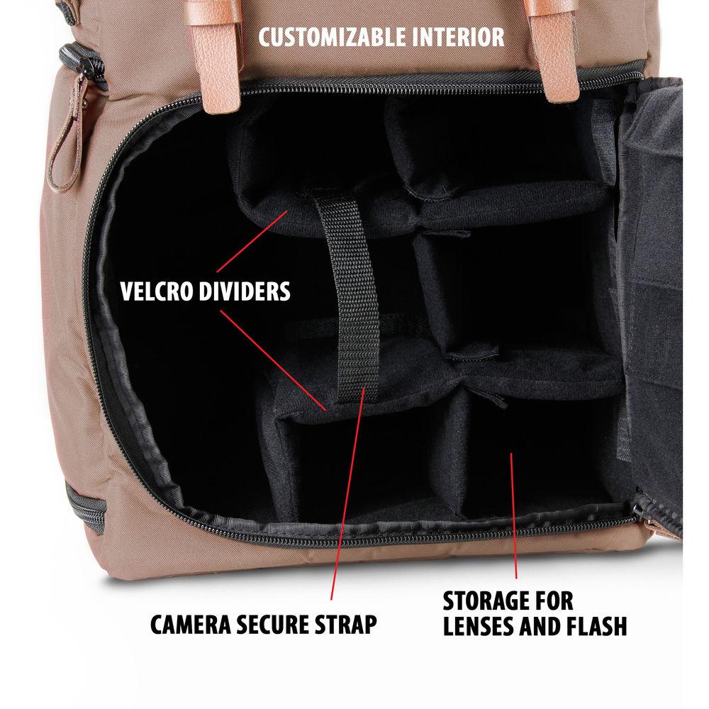 GOgroove DSLR Camera Backpack