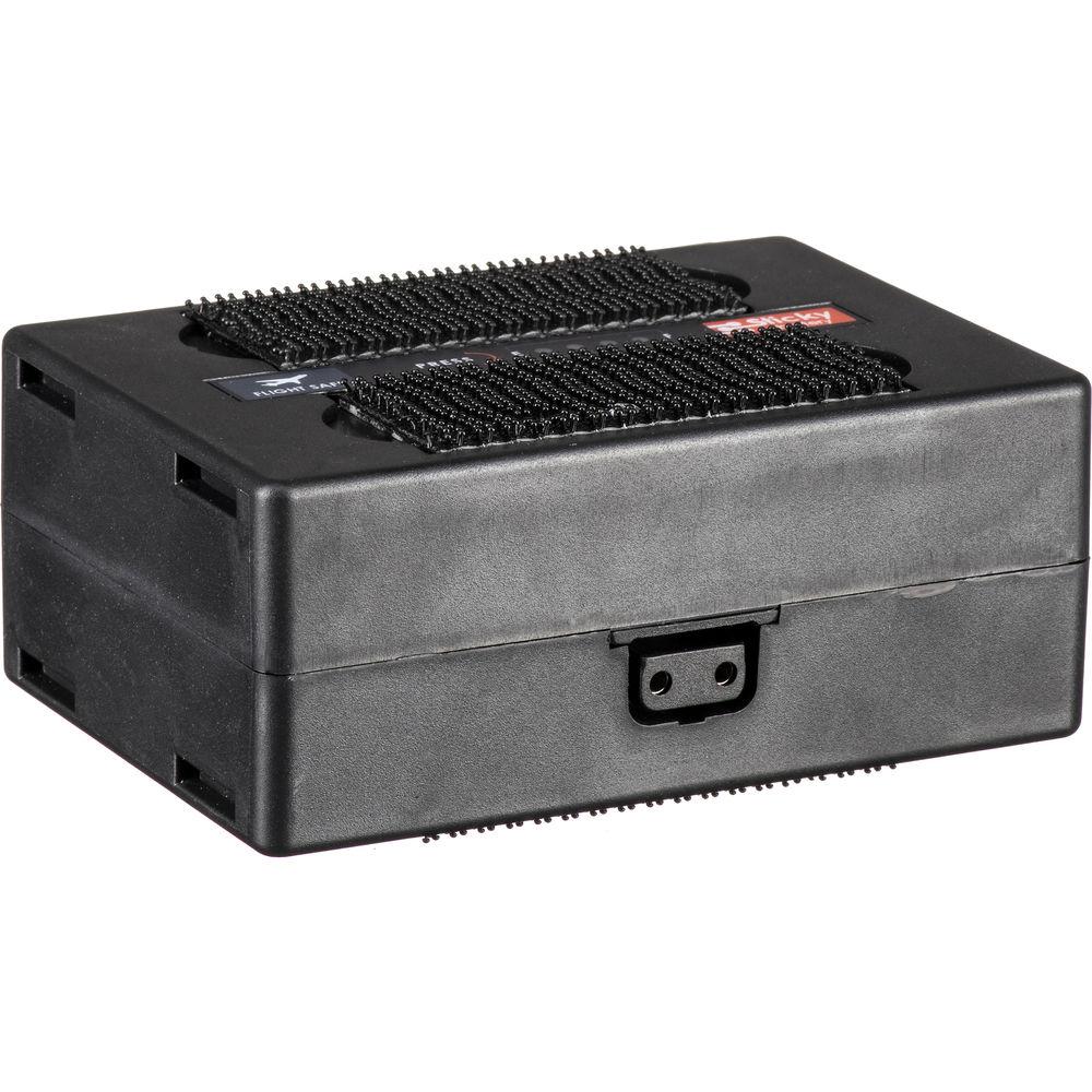 Hawk-Woods Two 14.4V Sticky Battery Packs, 2-Channel Charger & QR Plate