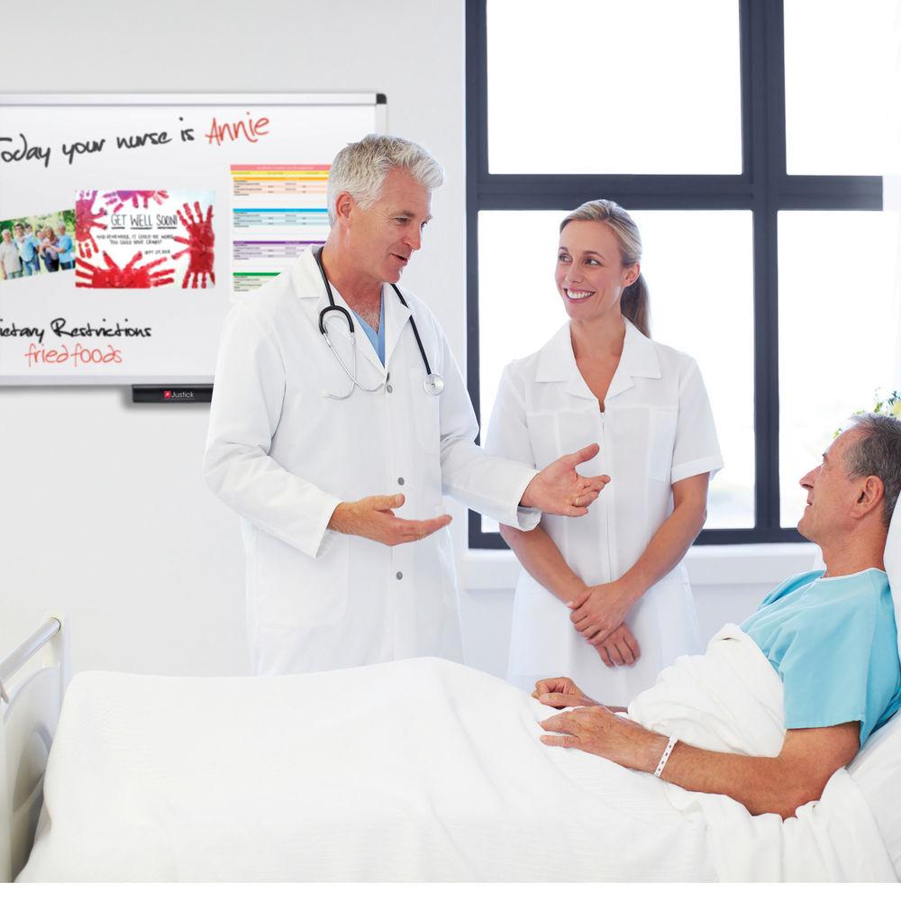 Justick Overlay Premium Frame Dry Erase Board