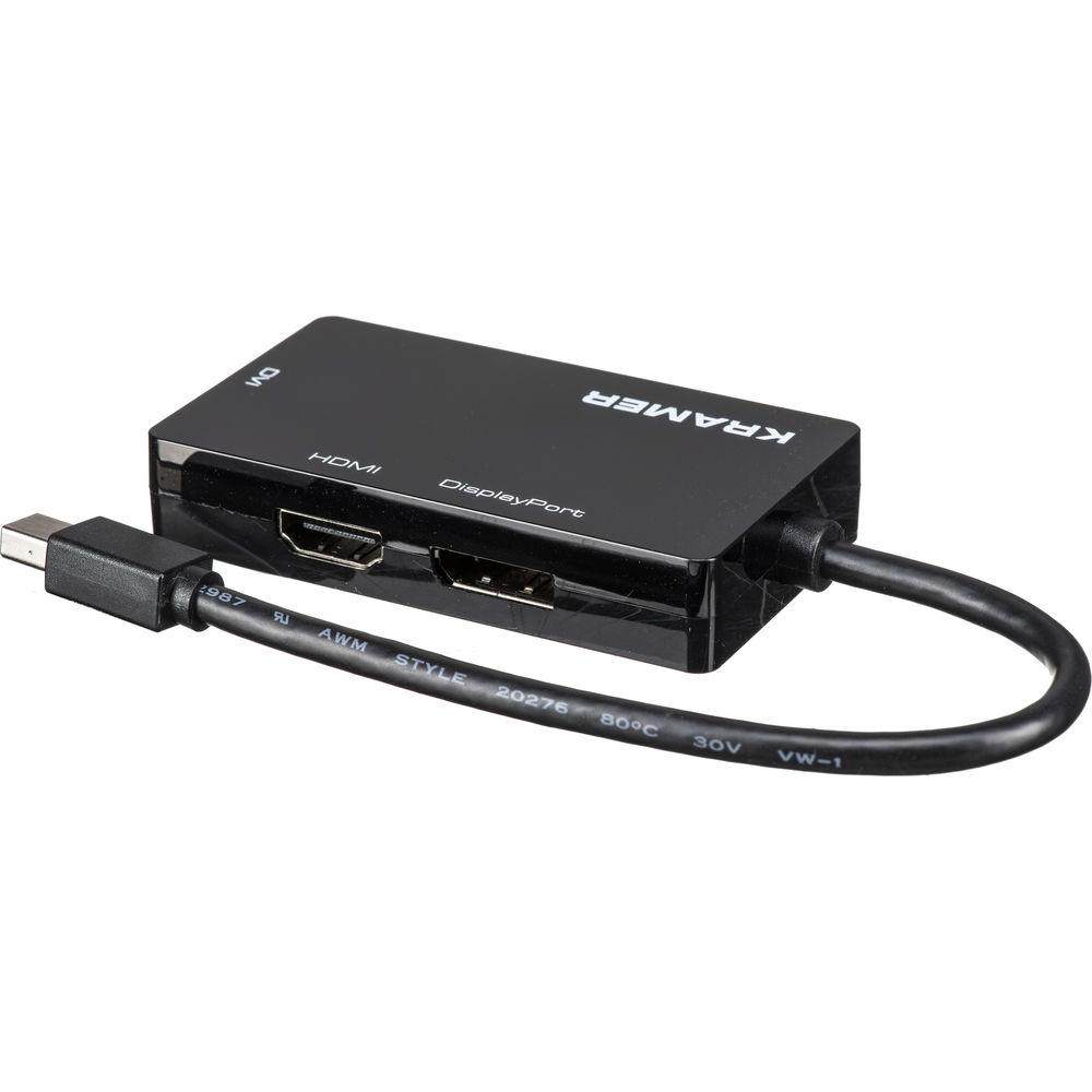 Kramer Mini DisplayPort To DVI, HDMI Or DisplayPort Adapter Cable