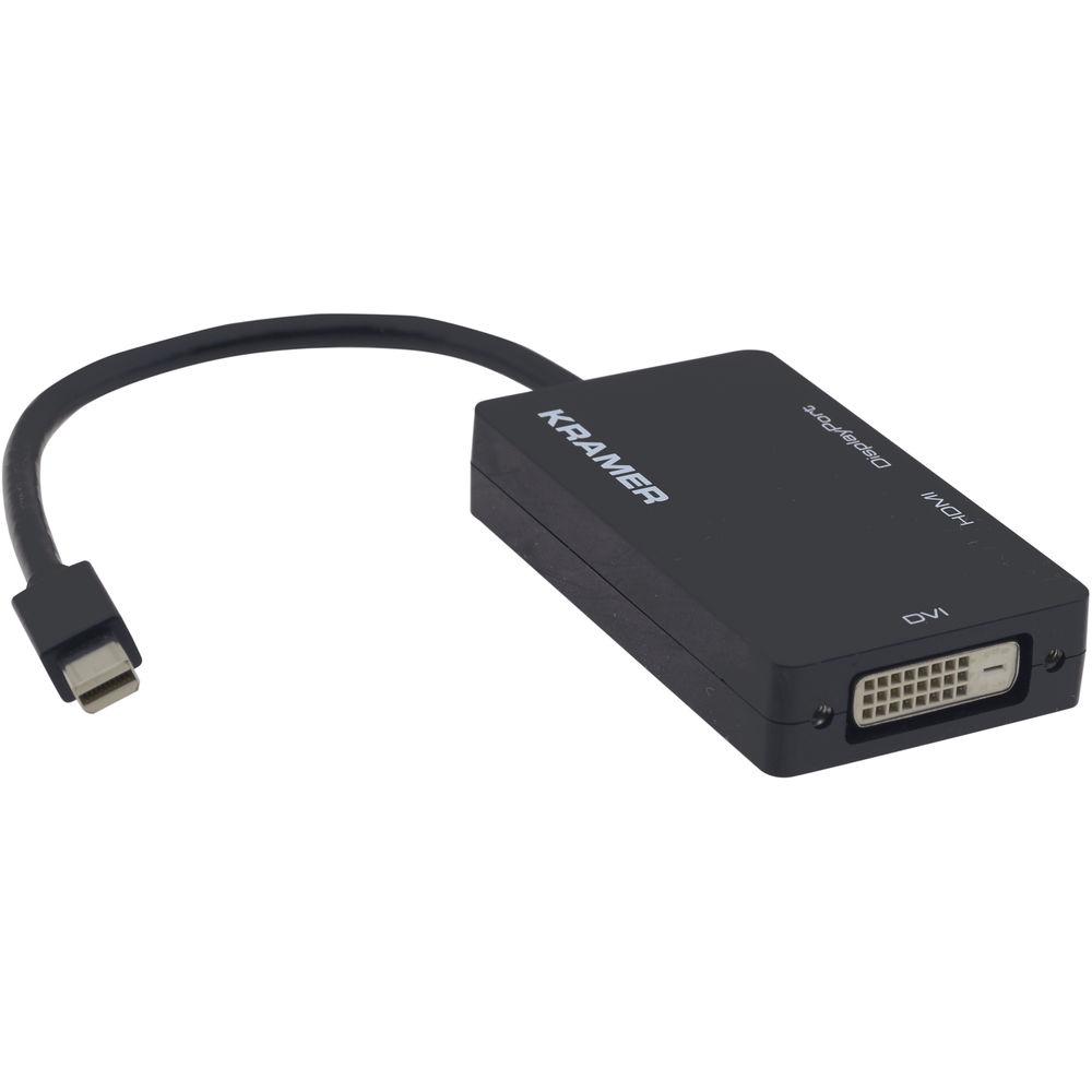 Kramer Mini DisplayPort To DVI, HDMI Or DisplayPort Adapter Cable