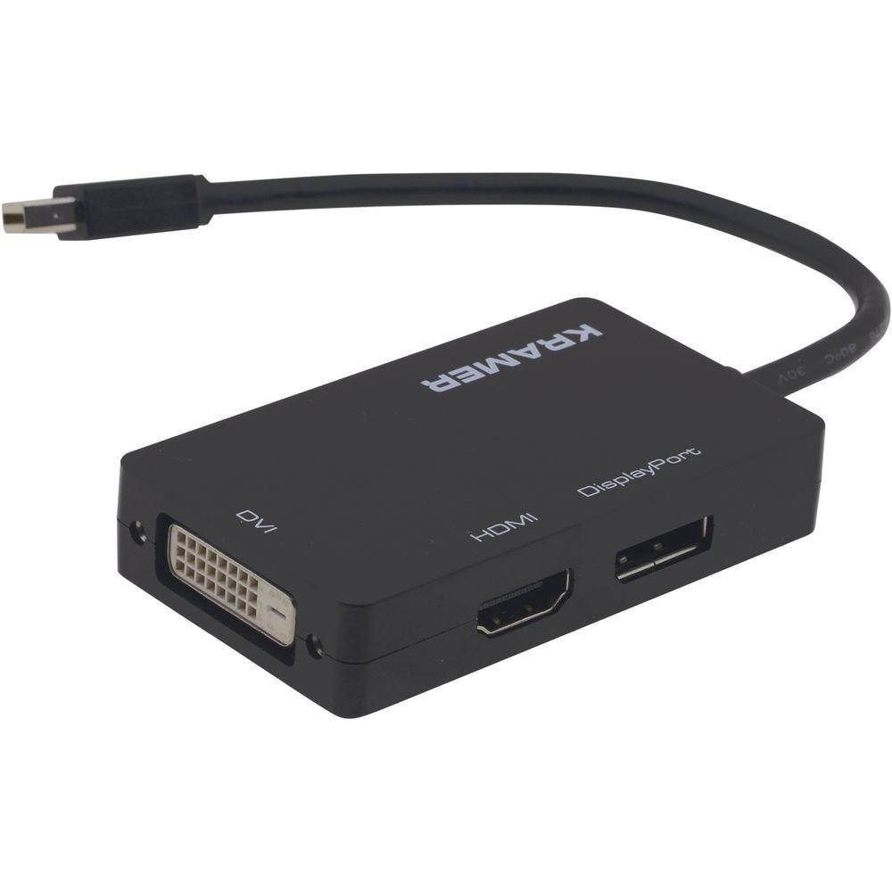 Kramer Mini DisplayPort To DVI, HDMI Or DisplayPort Adapter Cable