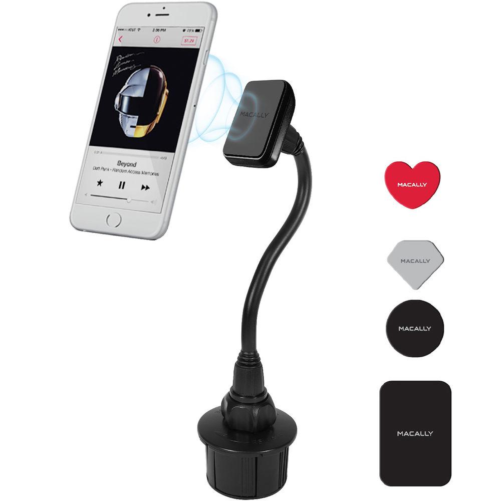 Macally Magnetic Car Cup Holder Phone Mount