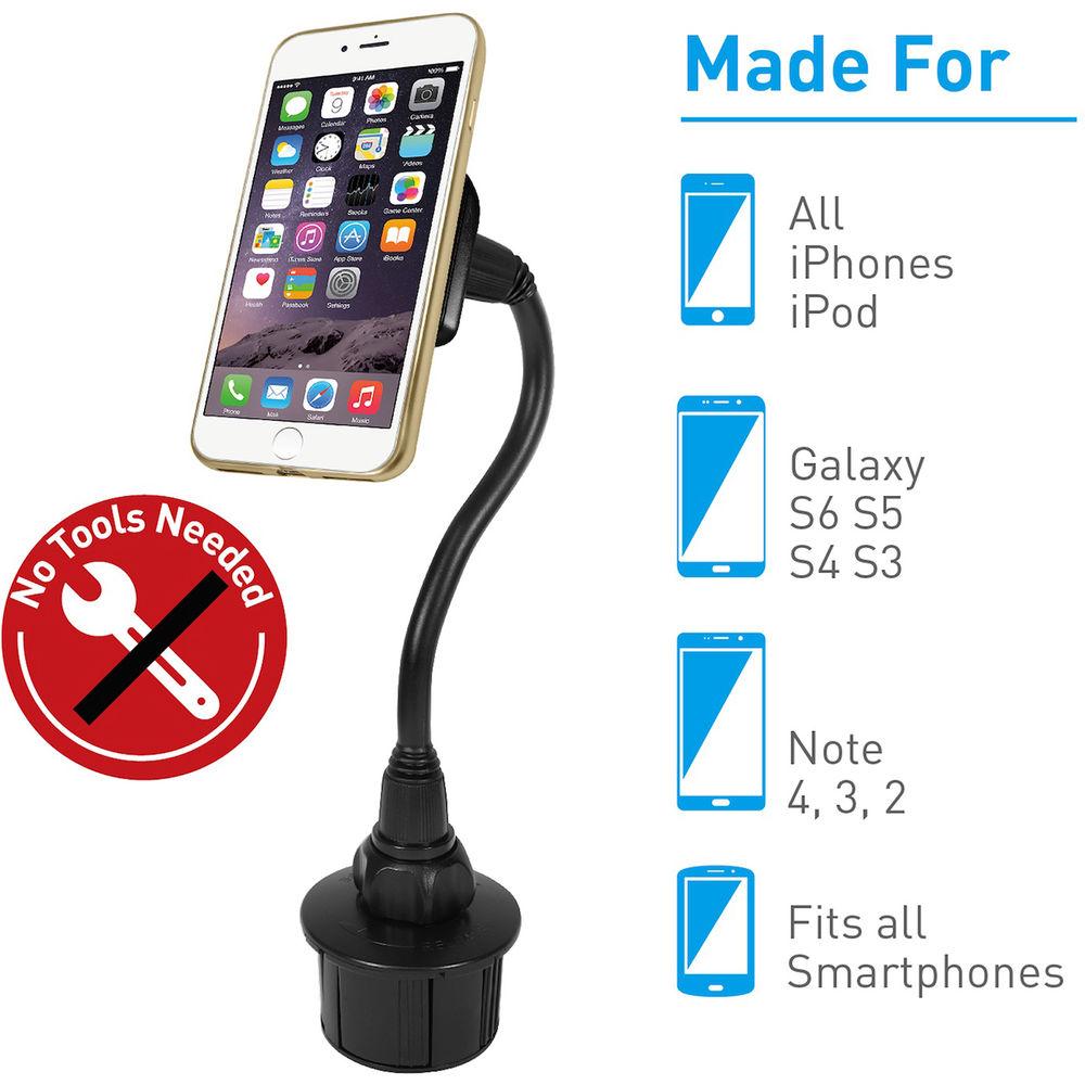 Macally Magnetic Car Cup Holder Phone Mount