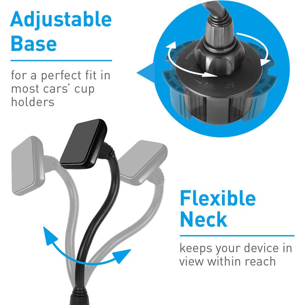 Macally Magnetic Car Cup Holder Phone Mount