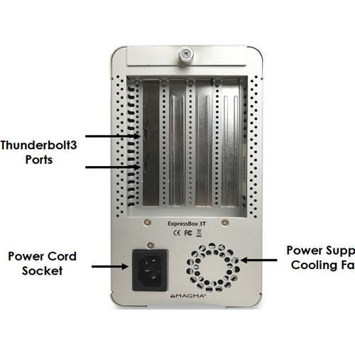 Magma ExpressBox 3T-V3 3-Slot Thunderbolt 3 to PCIe Expansion Chassis