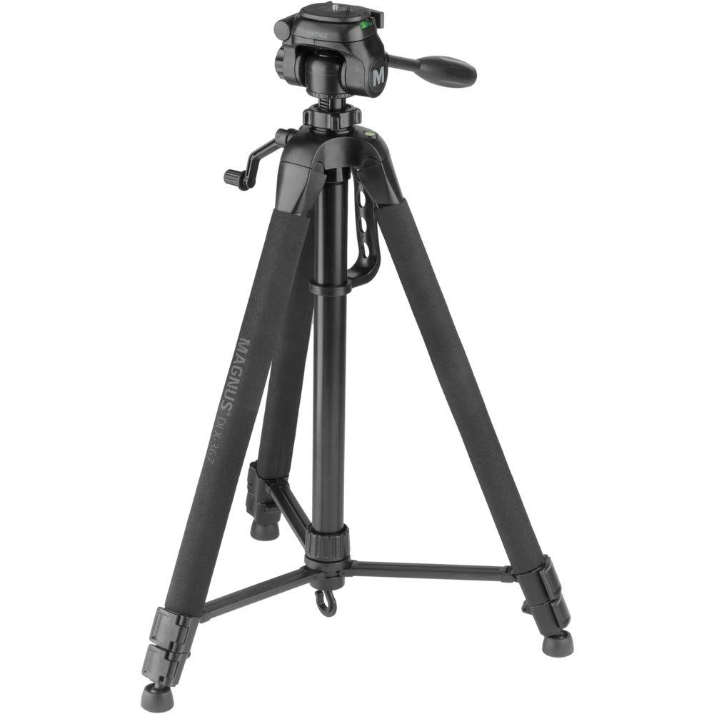 Magnus DLX-367 3-Section Photo Video Tripod with Pan Head