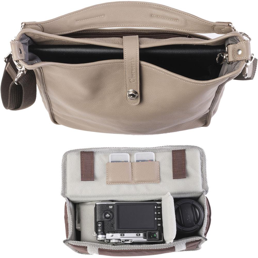 Oberwerth Kate Multi-Functional Black Leather Ladies Bag