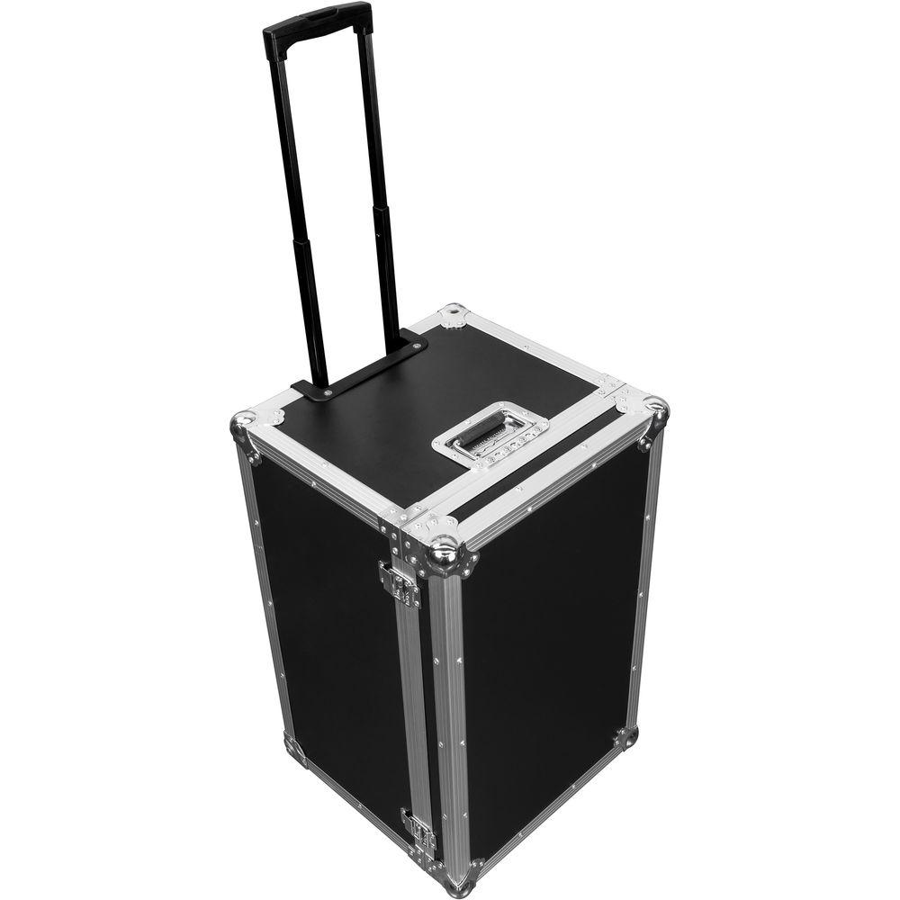 Odyssey Innovative Designs Dual Chauvet Intimidator Spot Duo 155 Case with Pullout Handle and Wheels