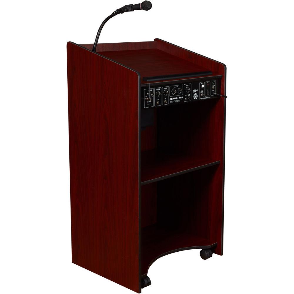 Oklahoma Sound The Aristocrat Sound Lectern with Rechargeable Battery & Wireless Headset Mic
