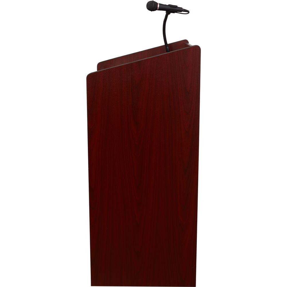 Oklahoma Sound The Aristocrat Sound Lectern with Rechargeable Battery & Wireless Tie Clip Lavalier Mic