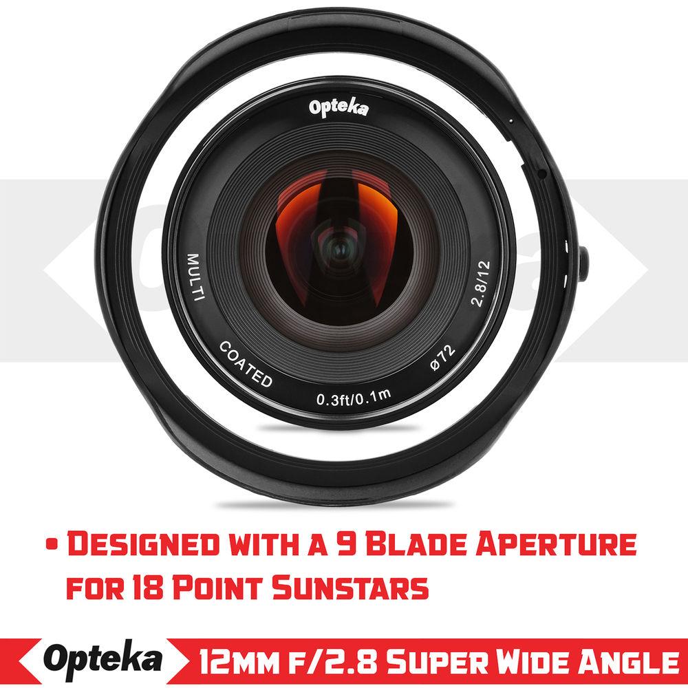 Opteka 12mm f 2.8 Lens for Canon EF-M