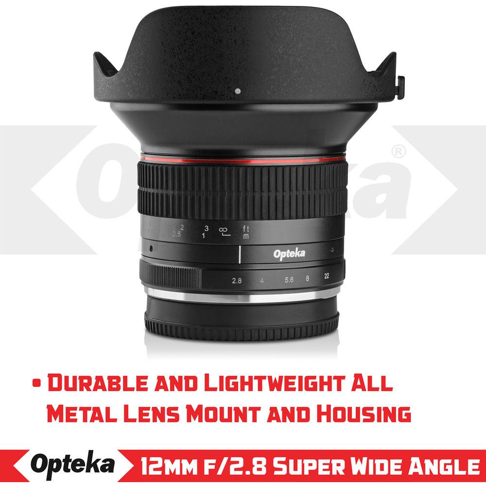 Opteka 12mm f 2.8 Lens for Nikon 1