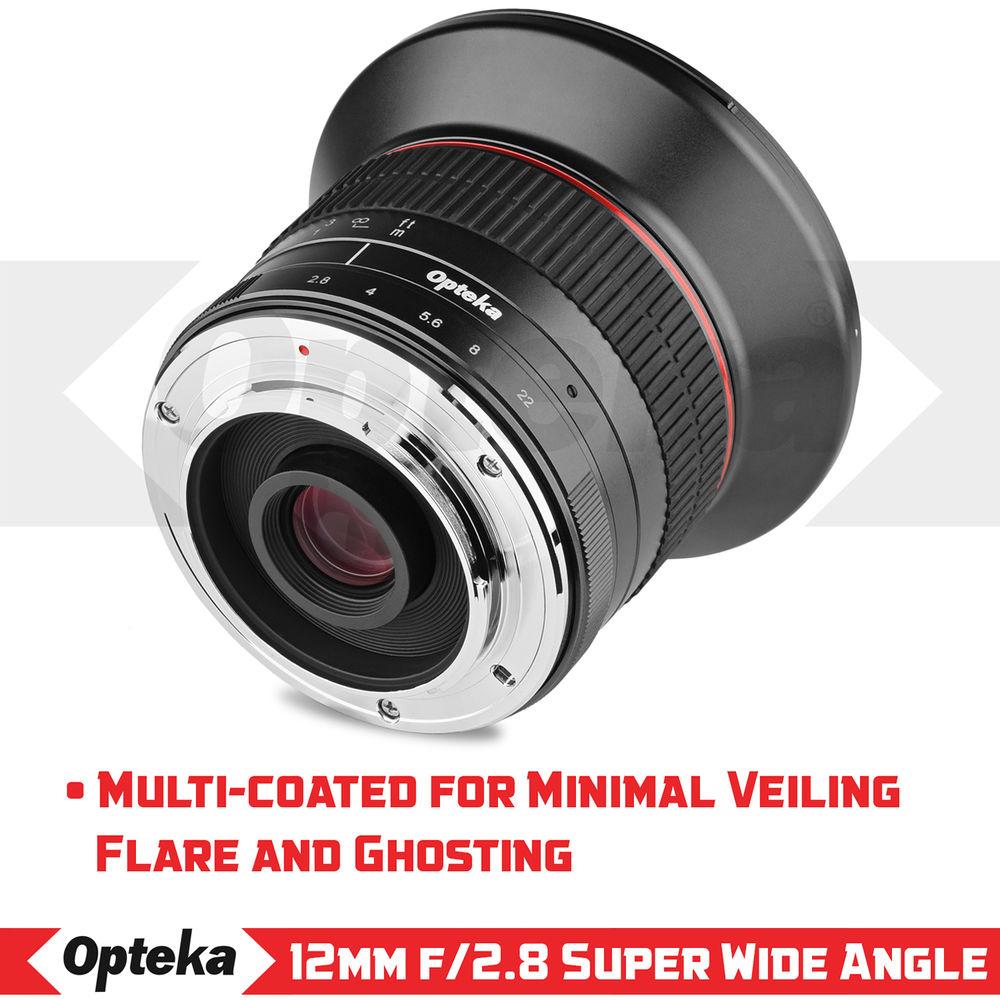 Opteka 12mm f 2.8 Lens for Nikon 1