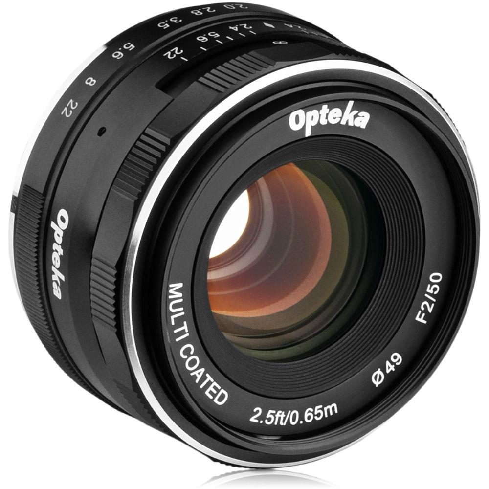 Opteka 50mm f 2 Lens for Fujifilm X