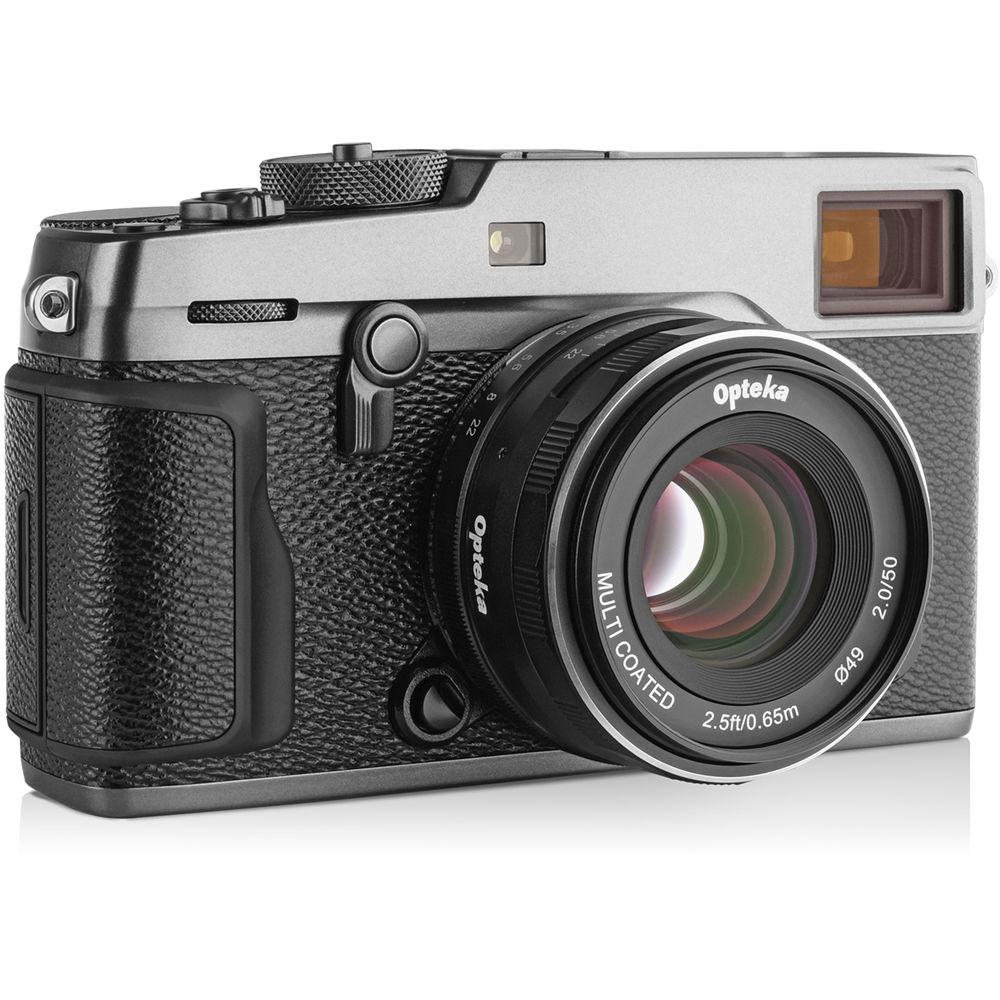 Opteka 50mm f 2 Lens for Fujifilm X