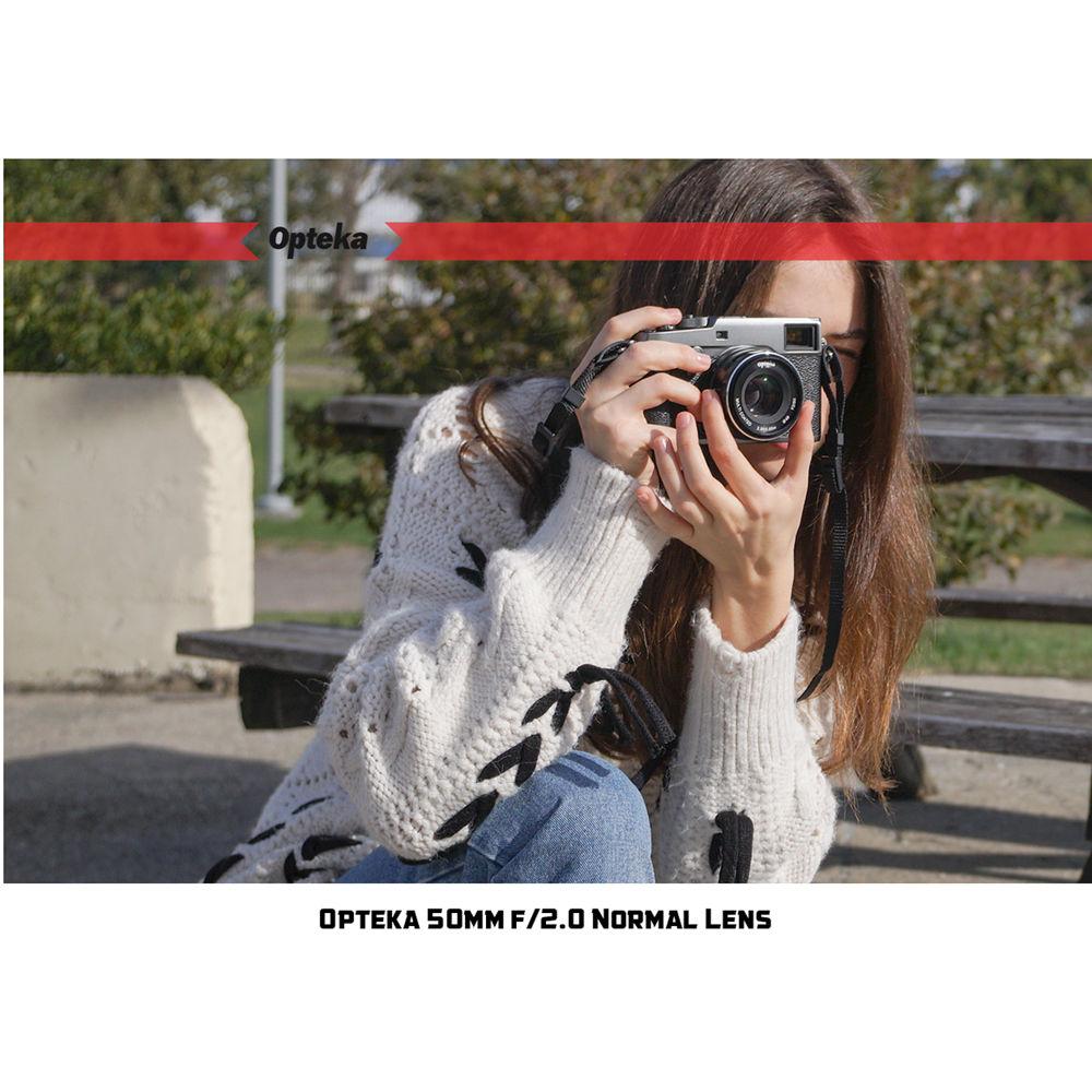 Opteka 50mm f 2 Lens for Fujifilm X