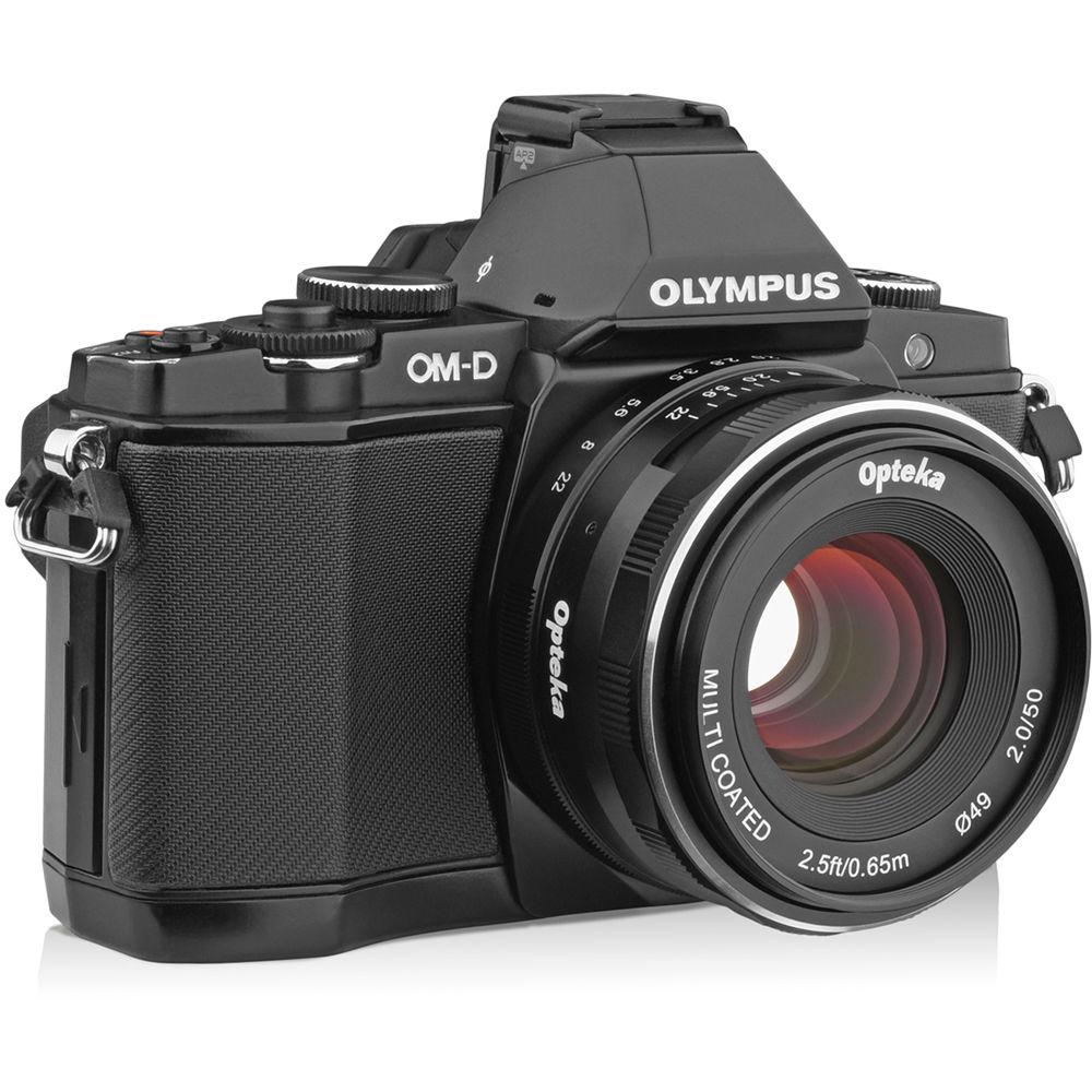 Opteka 50mm f 2 Lens for Micro Four Thirds