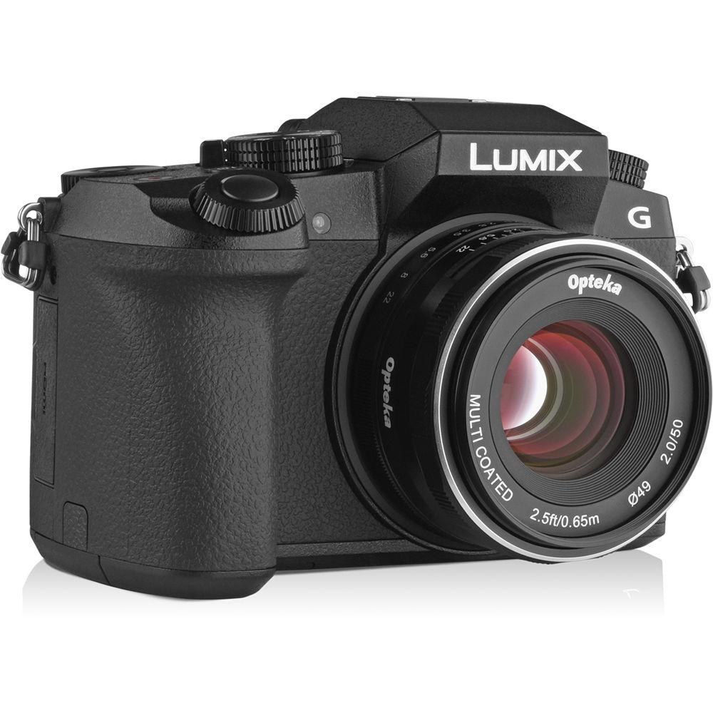 Opteka 50mm f 2 Lens for Micro Four Thirds