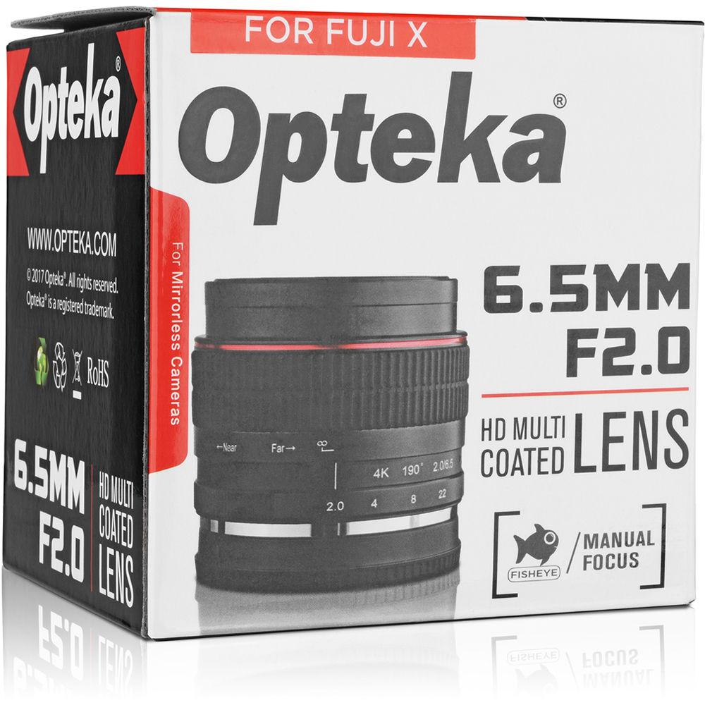 Opteka 6.5mm f 2 Circular Fisheye Lens for Fujifilm X