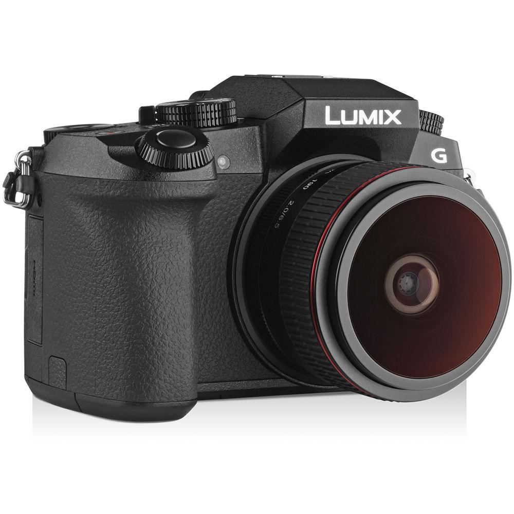 Opteka 6.5mm f 2 Circular Fisheye Lens for Micro Four Thirds