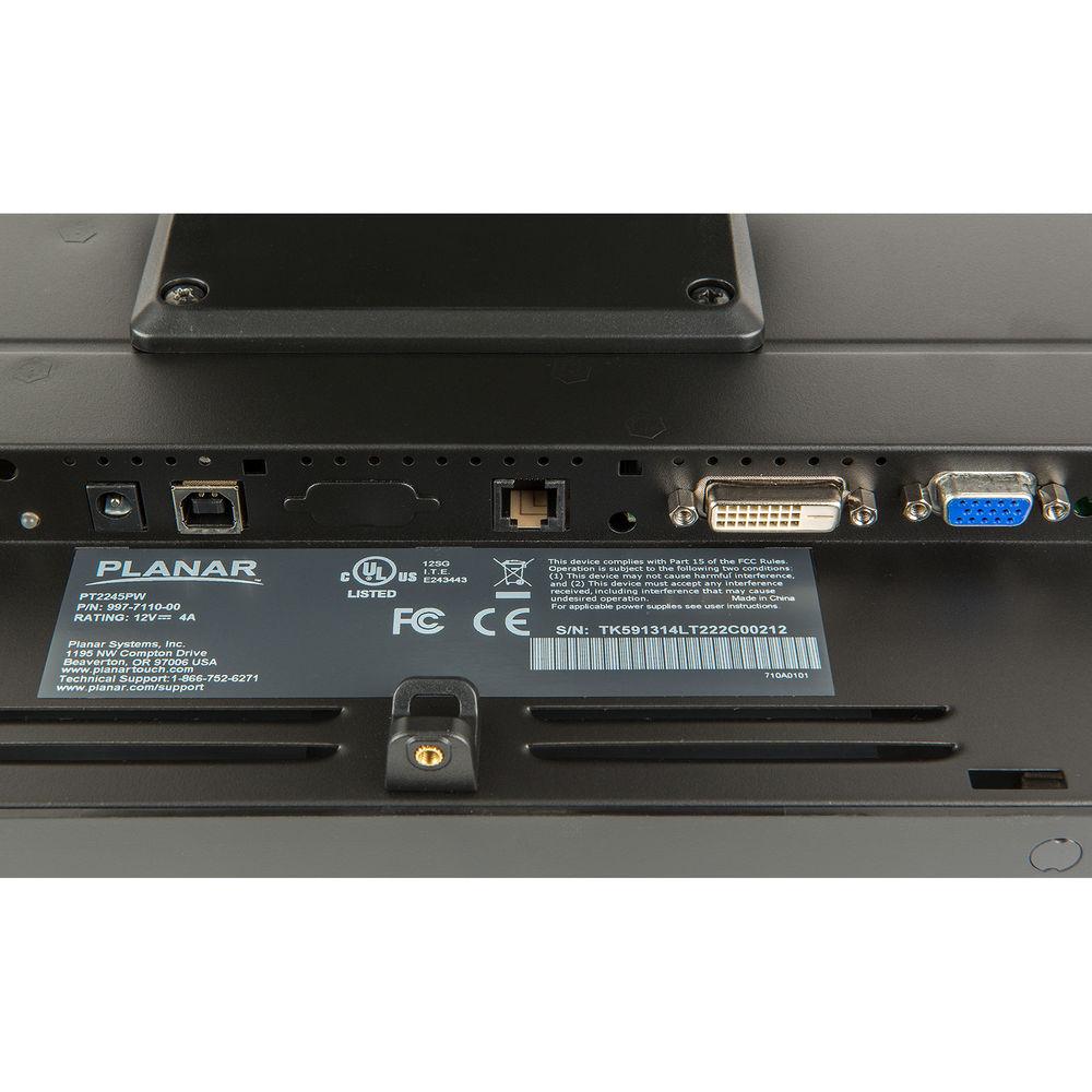 Planar Systems PT2245PW 21.5" 16:9 Multi-Touch LCD Monitor