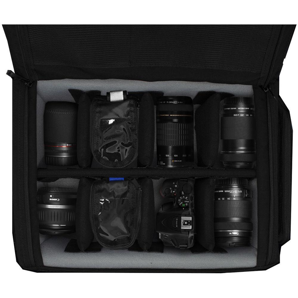 Porta Brace Carrying Case for DSLR Camera, Multiple Lenses and Accessories