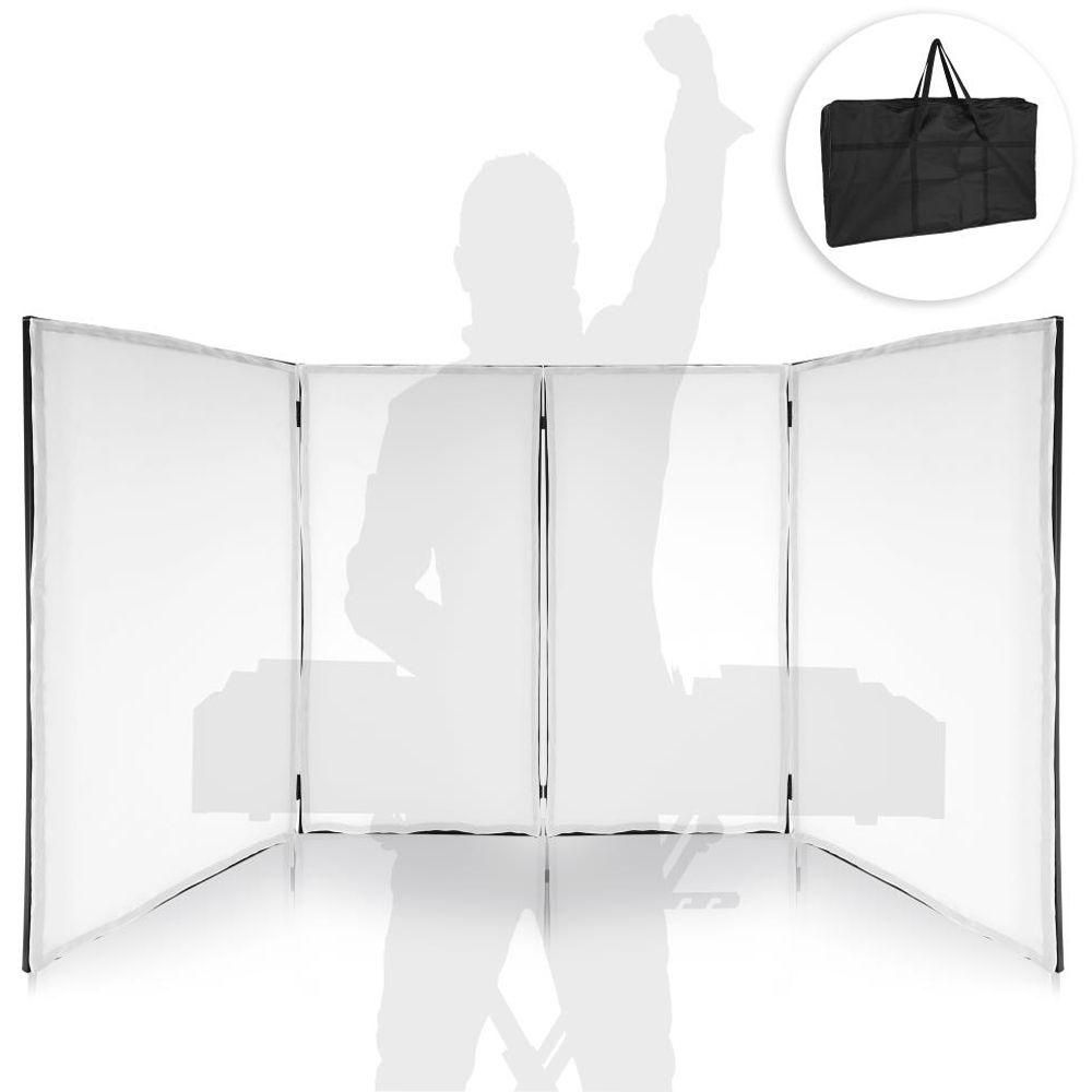 Pyle Pro DJ Booth Cover Screen - DJ Facade Front-Board Display Scrim