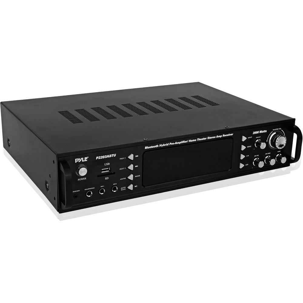Pyle Pro P2203ABTU Stereo 240W Hybrid Preamplifier Receiver with Bluetooth
