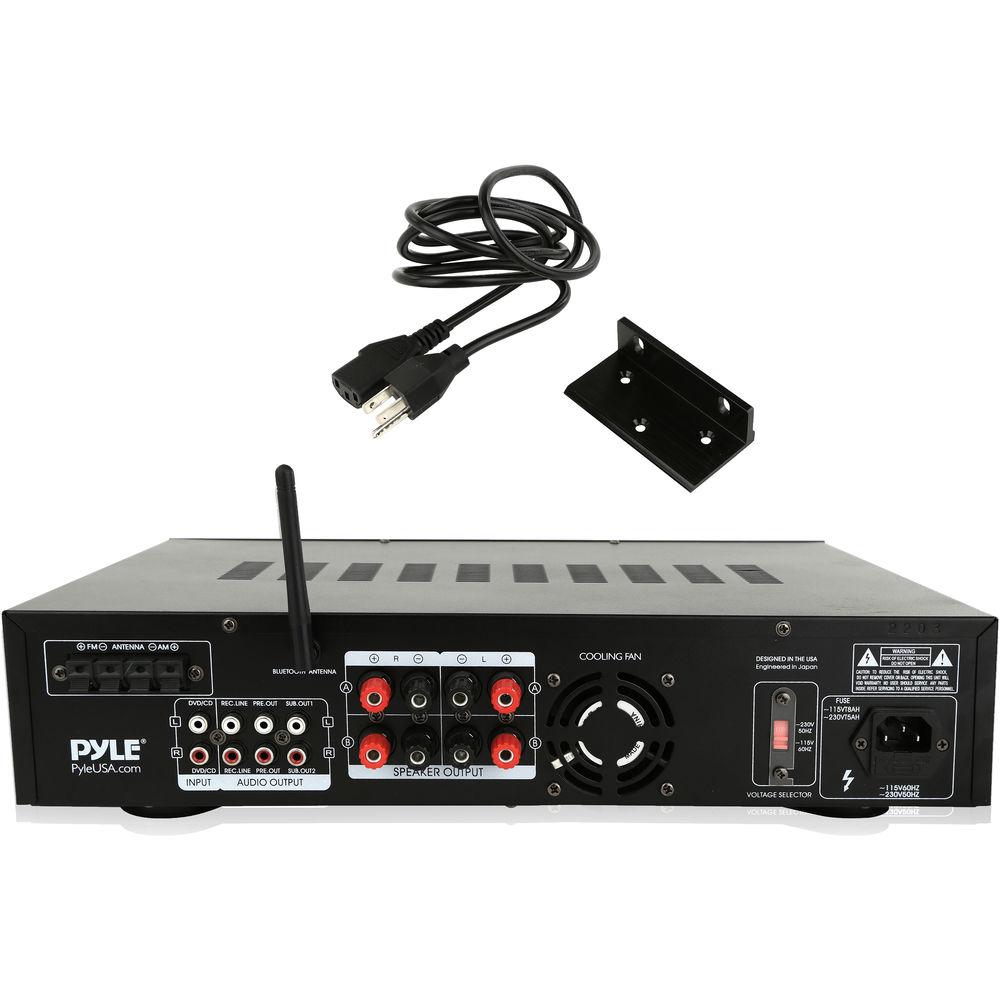 Pyle Pro P2203ABTU Stereo 240W Hybrid Preamplifier Receiver with Bluetooth