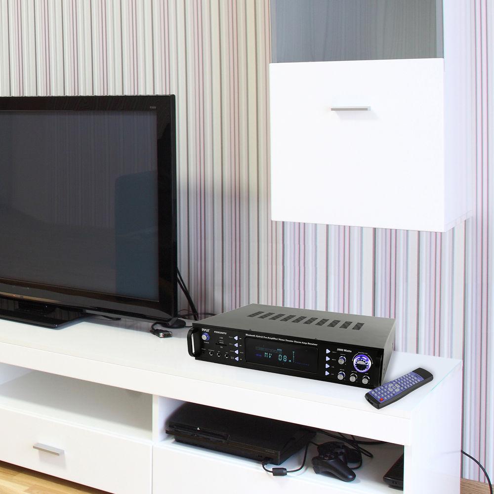 Pyle Pro P2203ABTU Stereo 240W Hybrid Preamplifier Receiver with Bluetooth