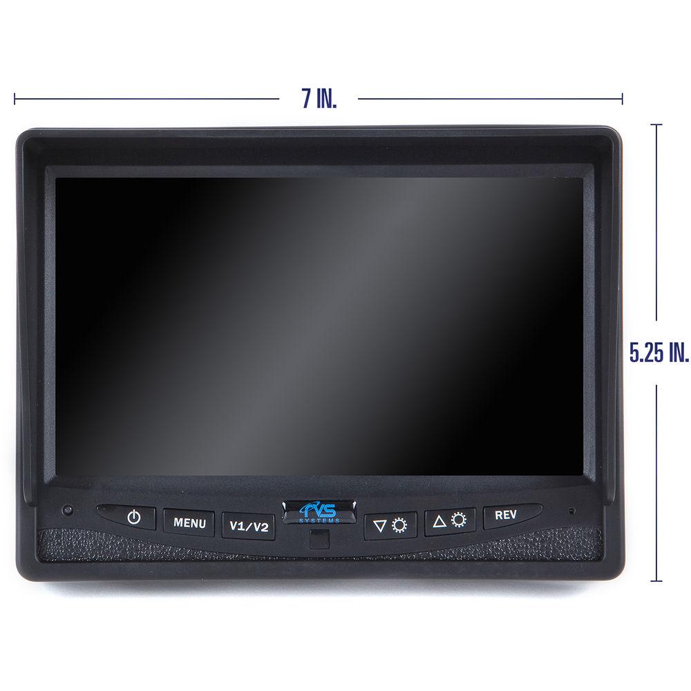 Rear View Safety 7" Commercial Grade Backup Camera System
