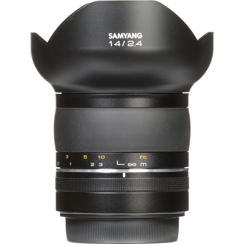 Samyang XP 14mm f 2.4 Lens for Canon EF