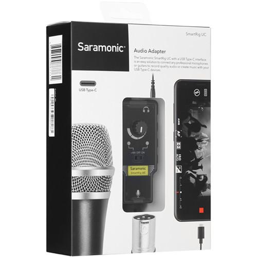 Saramonic SmartRig UC Single-Channel Interface for USB Type-C Devices, Saramonic, SmartRig, UC, Single-Channel, Interface, USB, Type-C, Devices