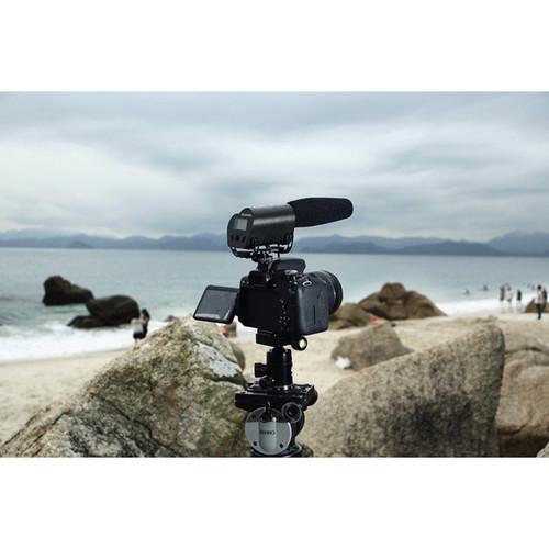 Saramonic Vmic Recorder Microphone with LCD monitor for DSLR Camera Camcorder
