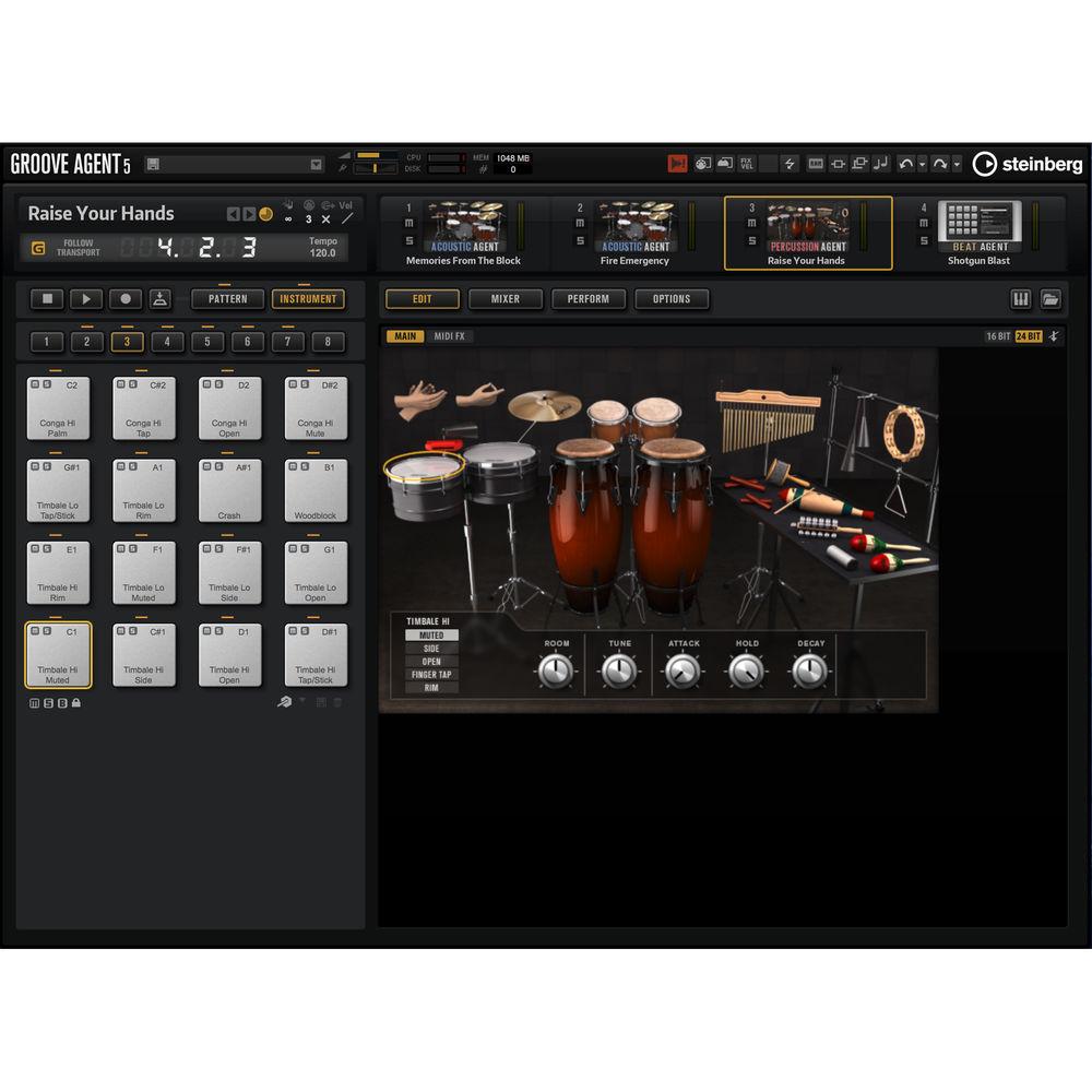 Steinberg Groove Agent 5 - Virtual Drum Workstation