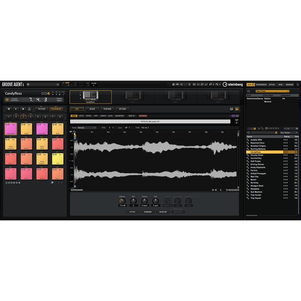 Steinberg Groove Agent 5 - Virtual Drum Workstation