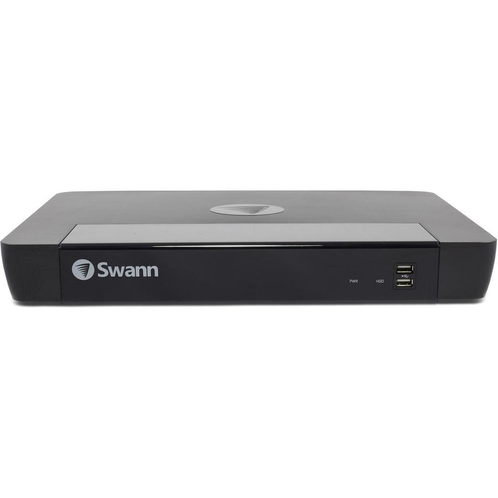 Swann 16-Channel 4K UHD NVR with 2TB HDD & 8 4K Outdoor Night Vision Bullet Cameras with Audio