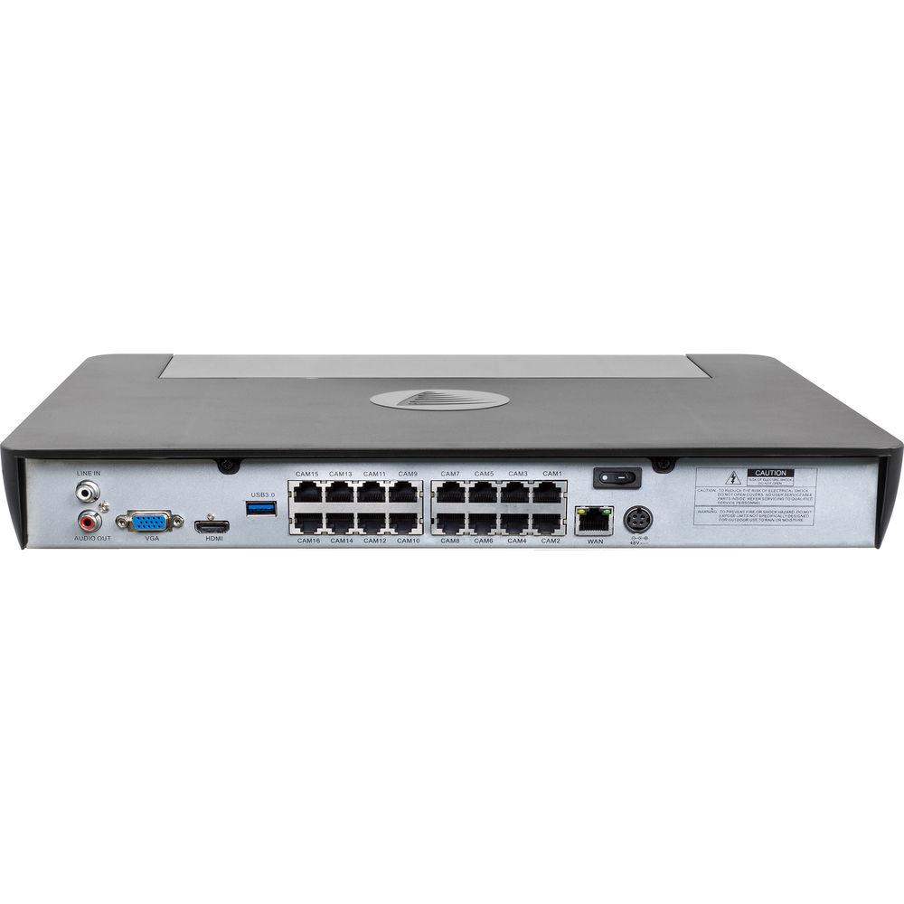 Swann 16-Channel 4K UHD NVR with 2TB HDD & 8 4K Outdoor Night Vision Bullet Cameras with Audio