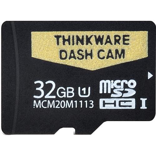 Thinkware FA200 1080p Wi-Fi Dash Cam with Rear View Camera, 32GB microSD Card & Car Power Cable