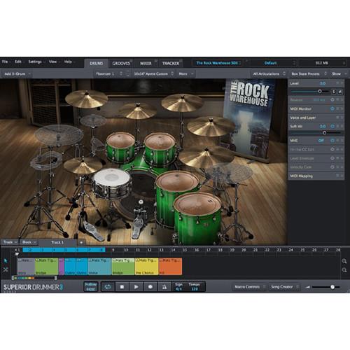 Toontrack Superior Drummer 3 Crossgrade - Virtual Instrument and Drum Production Plug-In