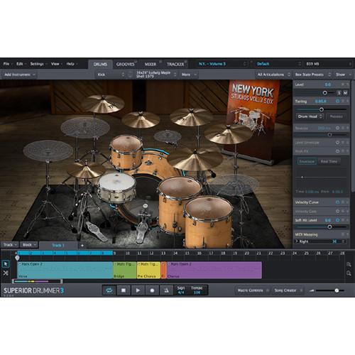 Toontrack Superior Drummer 3 Crossgrade - Virtual Instrument and Drum Production Plug-In