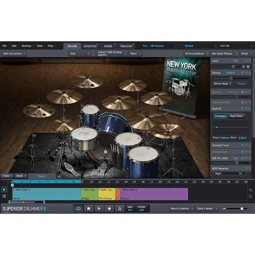 Toontrack Superior Drummer 3 Crossgrade - Virtual Instrument and Drum Production Plug-In
