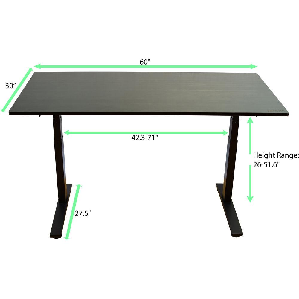 Uncaged Ergonomics Dual Motor Bamboo Standing Desk
