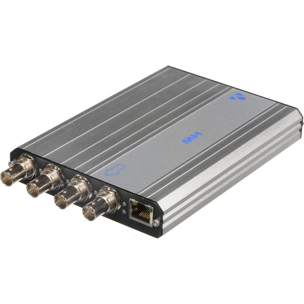 Veracity HIGHWIRE Powerstar Base-4 IP & PoE Over Coax Base Unit