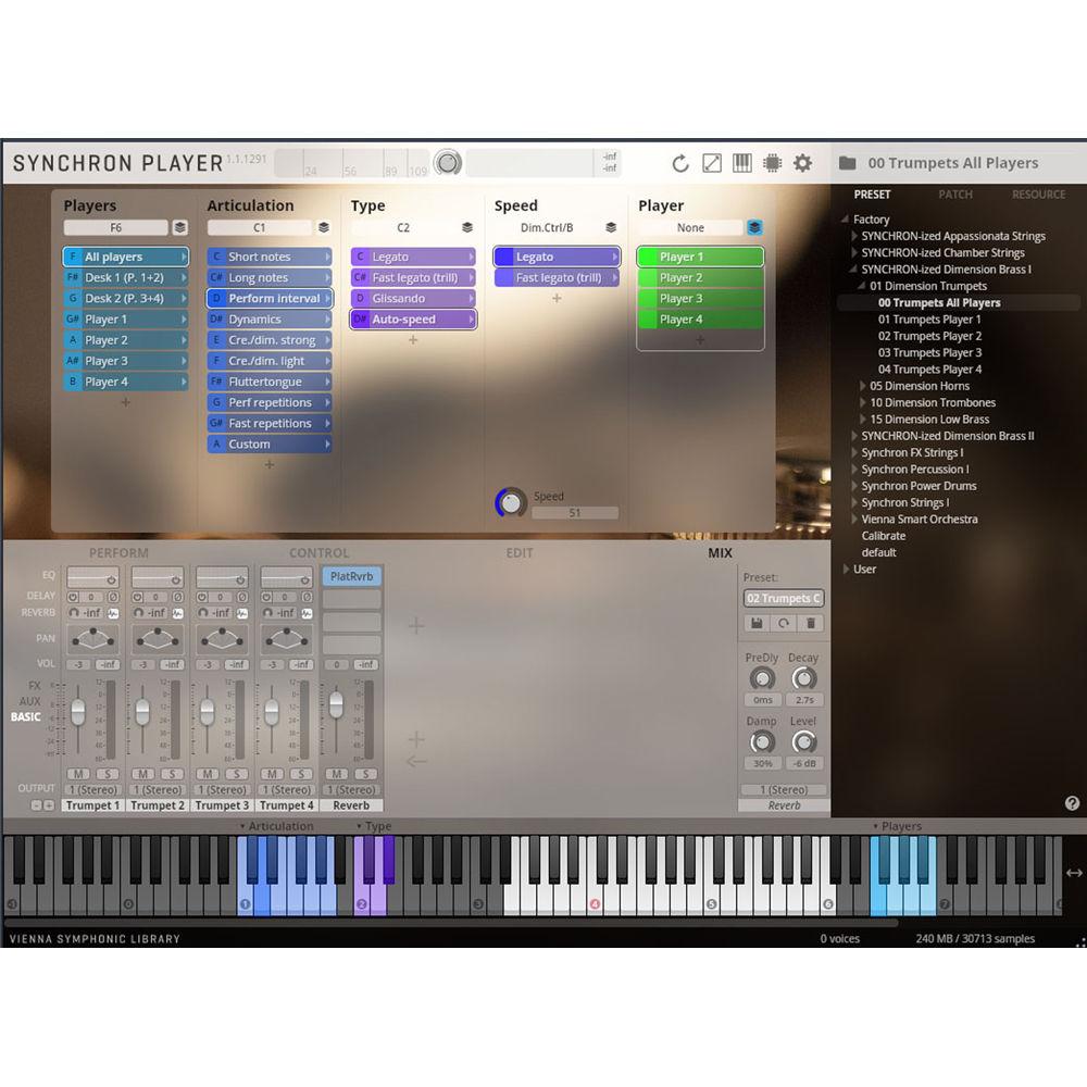 Vienna Symphonic Library SYNCHRON-ized Dimension Brass I - Virtual Instrument