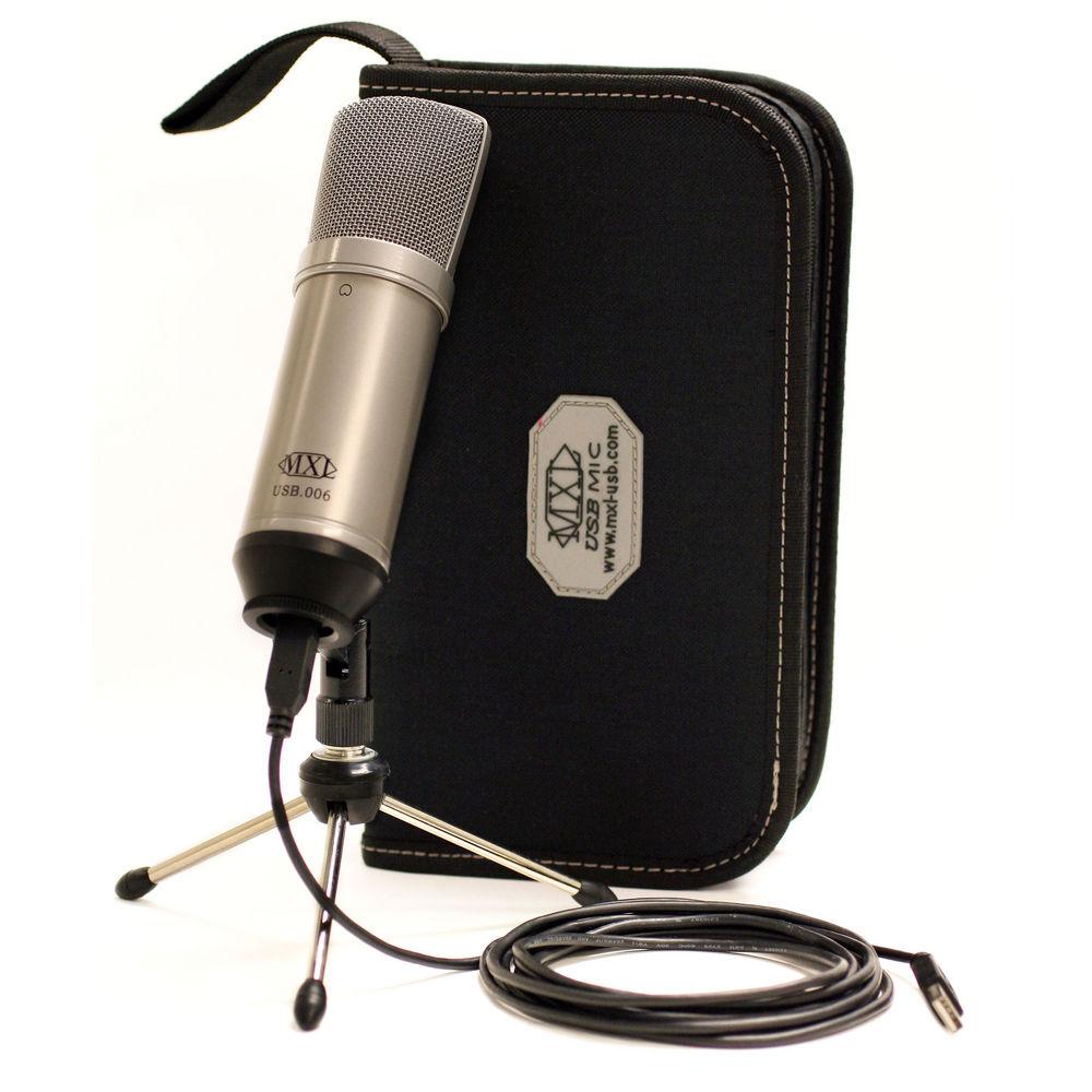 MXL USB.006 Large-Diaphragm Condenser Microphone with USB Connector