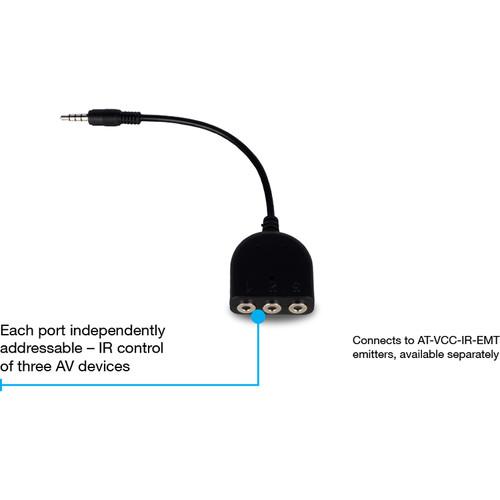 Atlona Velocity Control Converter PoE with IR 3-Port Dongle for Velocity Gateway